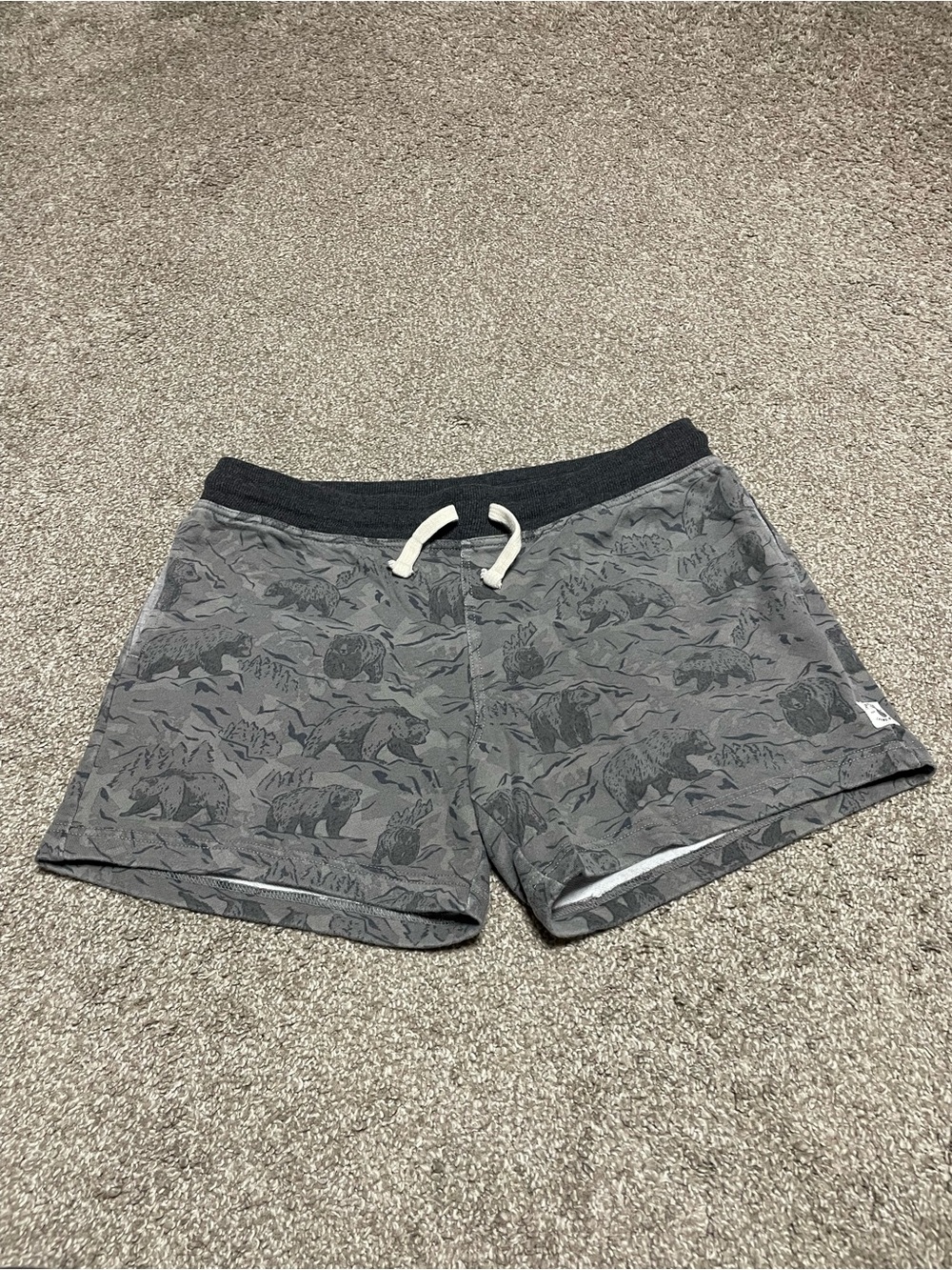 Chubbies Lounge Wear 5.5” Bear Print Shorts Men’s Medium
